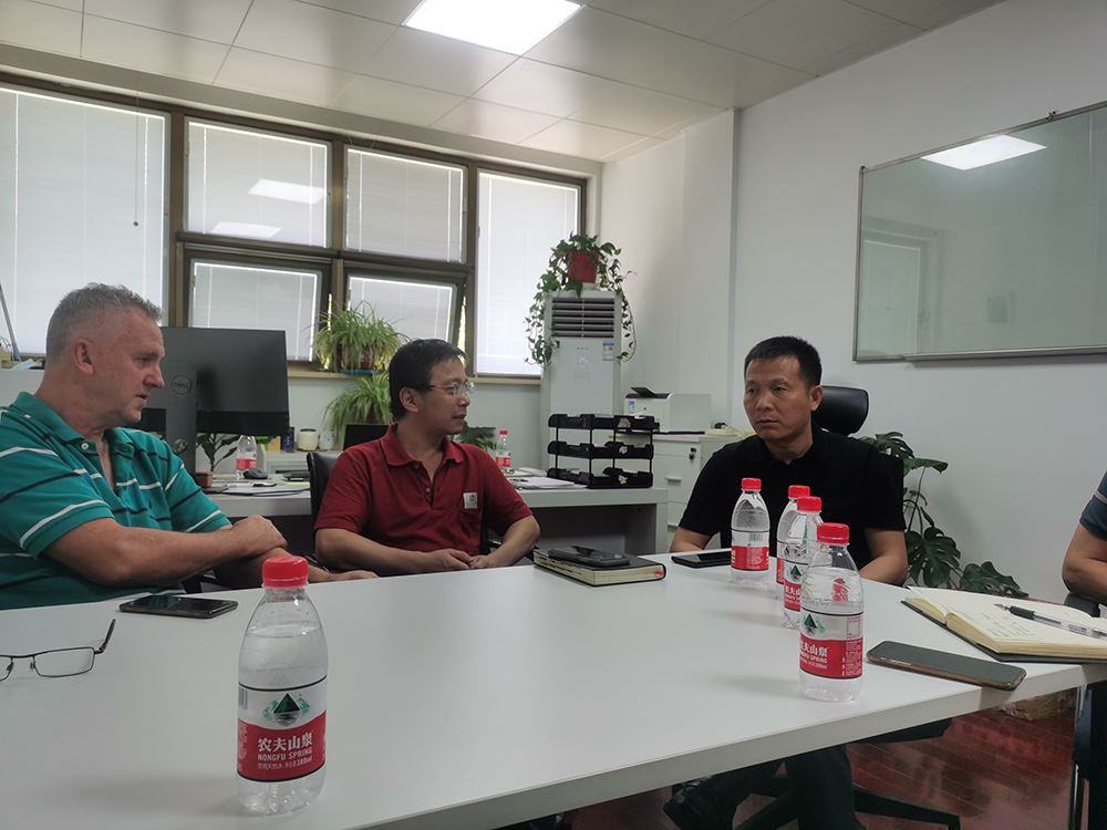 General Manager Zhu Jiankun Thiab Nws tog tuaj xyuas Zhangjiagang Yangzi Comb...